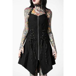 Killstar ASCENDANT Dress Black Gothic Size XS Punk Rock Goth NWT